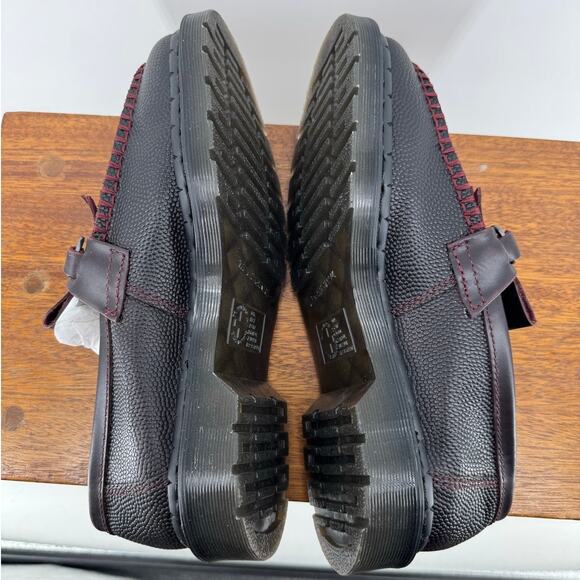 DR. MARTENS Adrian Snaffle Loafer NEW $160 Oxblood Pebble Leather Sz  M 9 L 10 - Picture 7 of 10